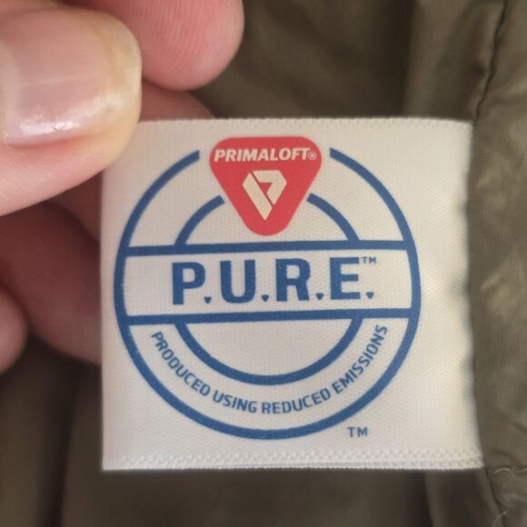 Prana Alpine Air Vest Men’s Med Grey Full Zip Quilted Lightweight Primaloft - Picture 9 of 10